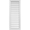 Ekena Millwork Vertical Surface Mount PVC Gable Vent: Functional, w/ 2"W x 2"P Brickmould Sill Frame, 16"W x 42"H GVPVE16X4203SF - alternate 1